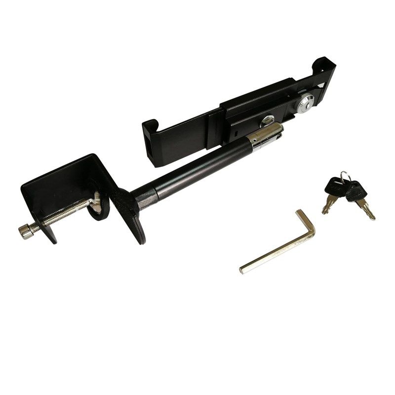 平板电脑支架带锁ipad通用金属台面商场收银展示支撑托架夹桌面,3C数码配件,平板电脑支架,淘宝优惠券,粉丝福利购,淘宝优惠卷