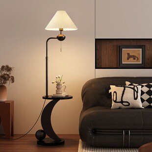 客厅落地灯沙发旁边高级感时尚大气卧室床头灯茶几台灯一体氛围灯