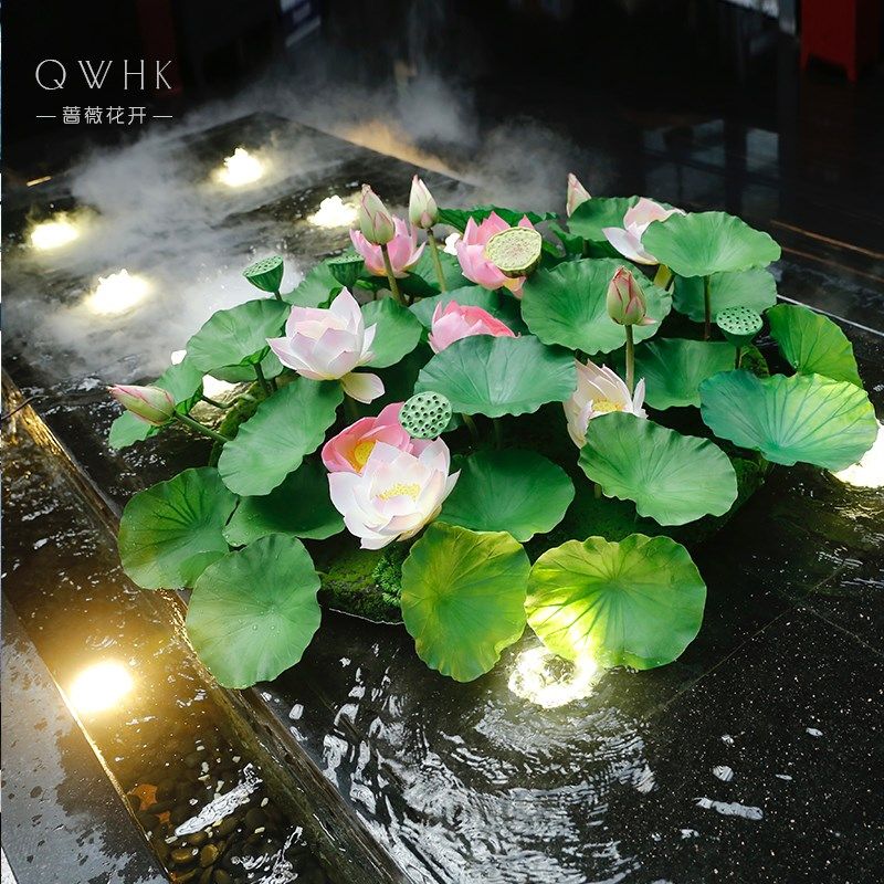 酒店餐厅圆桌中间转盘仿真花摆件餐桌花摆花茶室茶楼高档假花摆设,家居饰品,仿真花/假花,淘宝优惠券,粉丝福利购,淘宝优惠卷