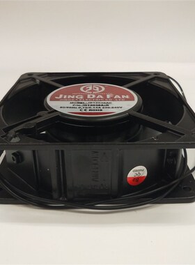 京达JINGDAFAN 滚珠轴流风机 JD12038A2B 220v 散热风扇交流风扇