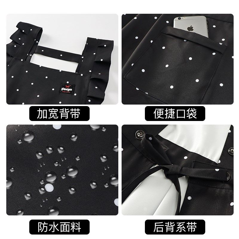 围裙防油防水女漂亮厨房家用2025新款餐饮夏季薄款超好看的公主风,家庭/个人清洁工具,围裙,淘宝优惠券,粉丝福利购,淘宝优惠卷