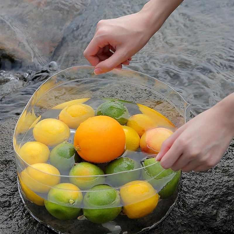 脸盆旅行透明塑料盆户外洗衣盆水盆可折叠车载洗菜盆折叠桶洗脸盆,家庭/个人清洁工具,脸盆,淘宝优惠券,粉丝福利购,淘宝优惠卷