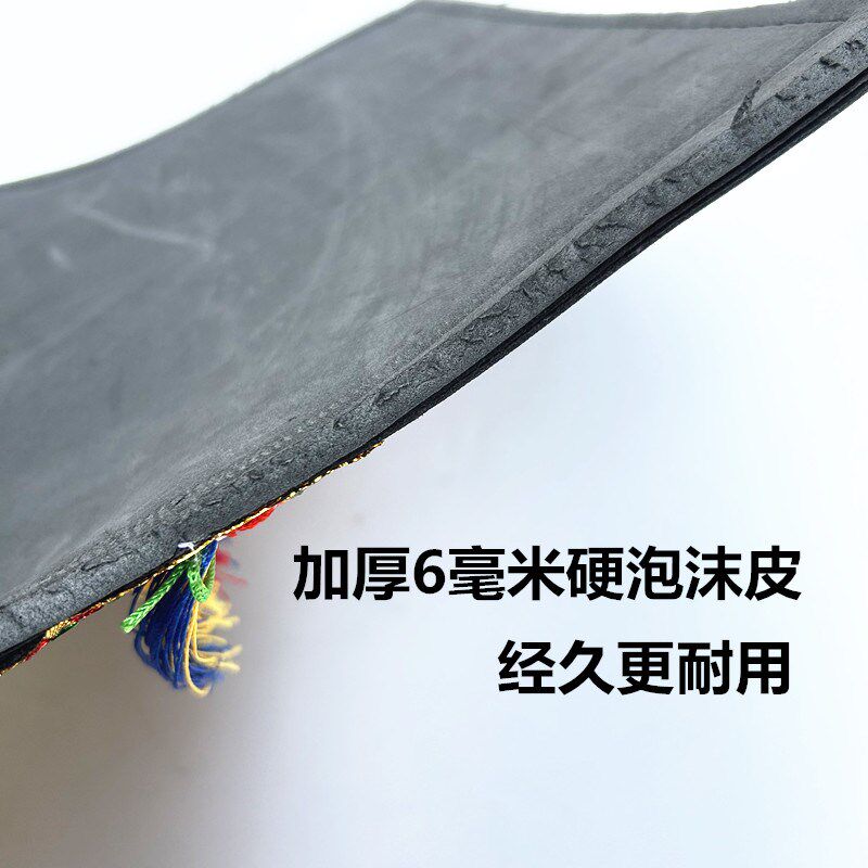 通用摩托车后挡水皮挡泥板挡泥皮加厚加长超大型藏式炫酷花纹