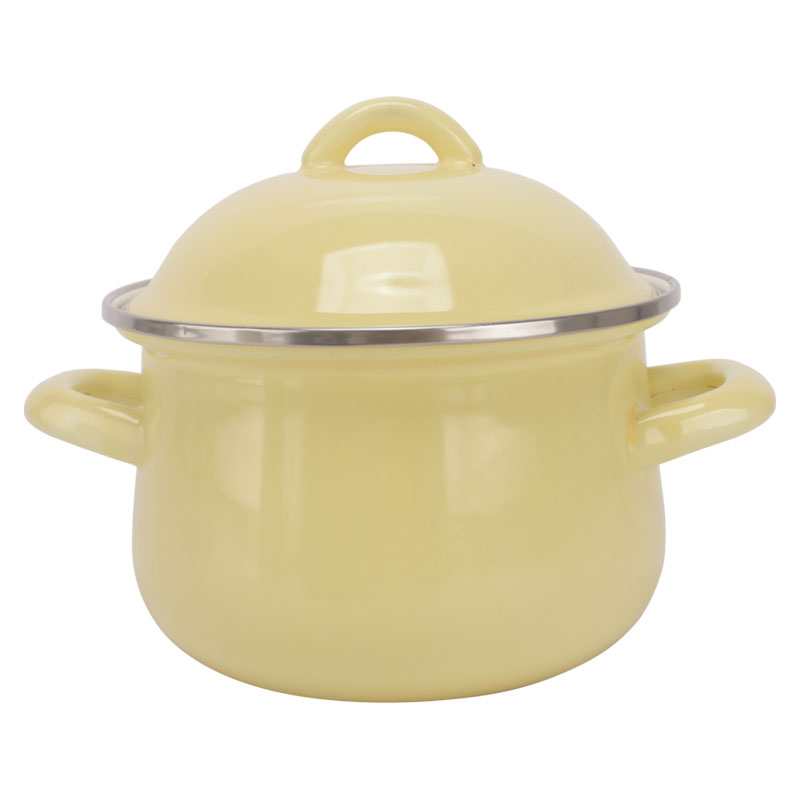 16 -18 -i20 迷你马卡龙色小汤锅 搪瓷 加厚珐琅双耳锅辅食甜品锅