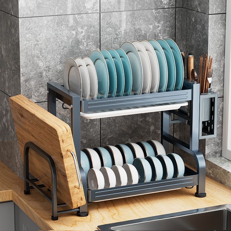 厨房碗架沥水架碗柜置物架家用台面多功能放碗盘碗筷碗碟收纳架盒