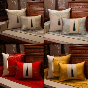 新中式红木沙发坐垫沙发垫家具实木椅子座垫罗汉床套罩海绵垫定制