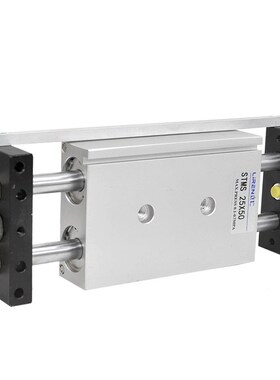 STMS滑台气缸10 15 20 25X25X50X75X100X200-S双杆双轴复动气压缸