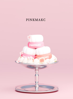 PINKMAKC小雏菊腮红膏丝滑显色膏转粉细腻柔焦01淡樱02无花果不融