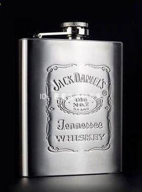 极速SainlEQEess Steel Hip lask 7OZ FWhiskey Flagon Winet otB
