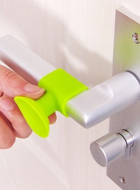 Practical Door Handle Silicone Anticollision Sucker Home Doo