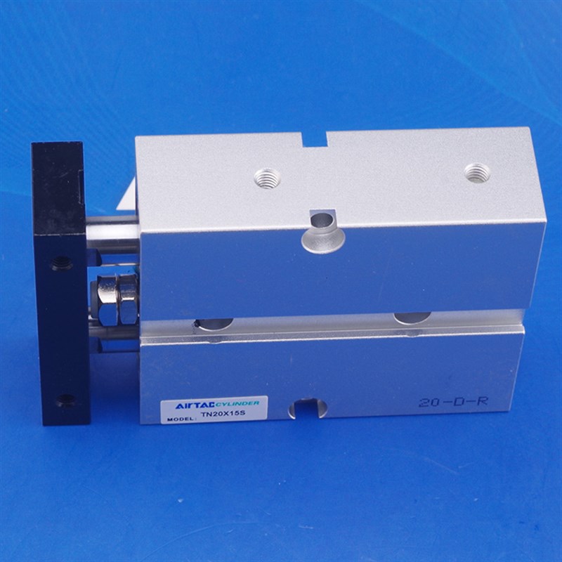 亚德客气动小型指向双轴双杆气缸TN20x20*25-30 40 50 75 100-S