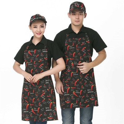2022 neckhanging apron waiter chef hat apron bib hotel co