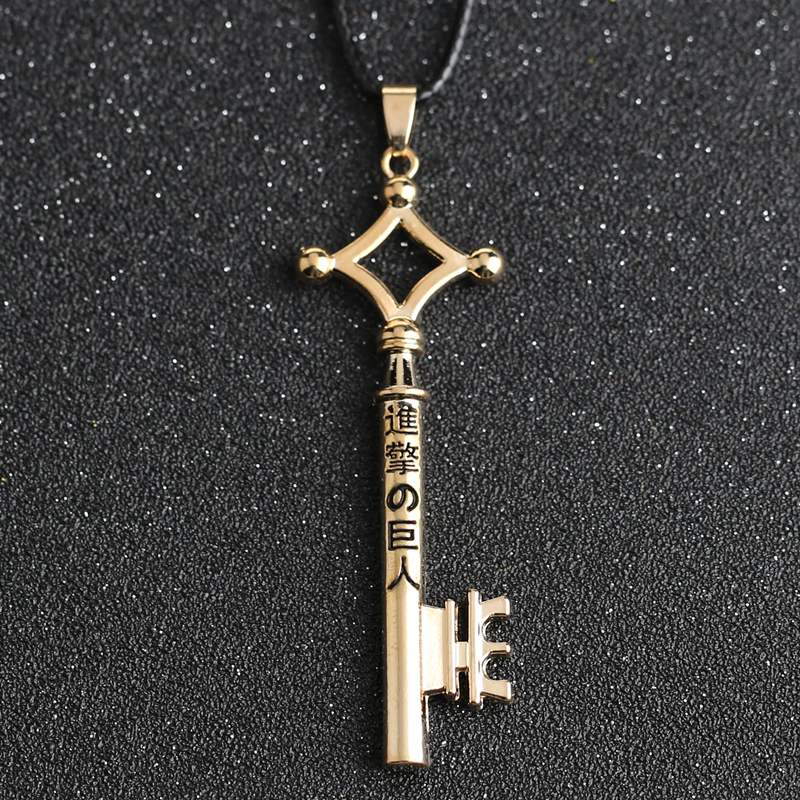 Attack On Titan Necklace Eren Key Shingeki No Kyojin Pendant