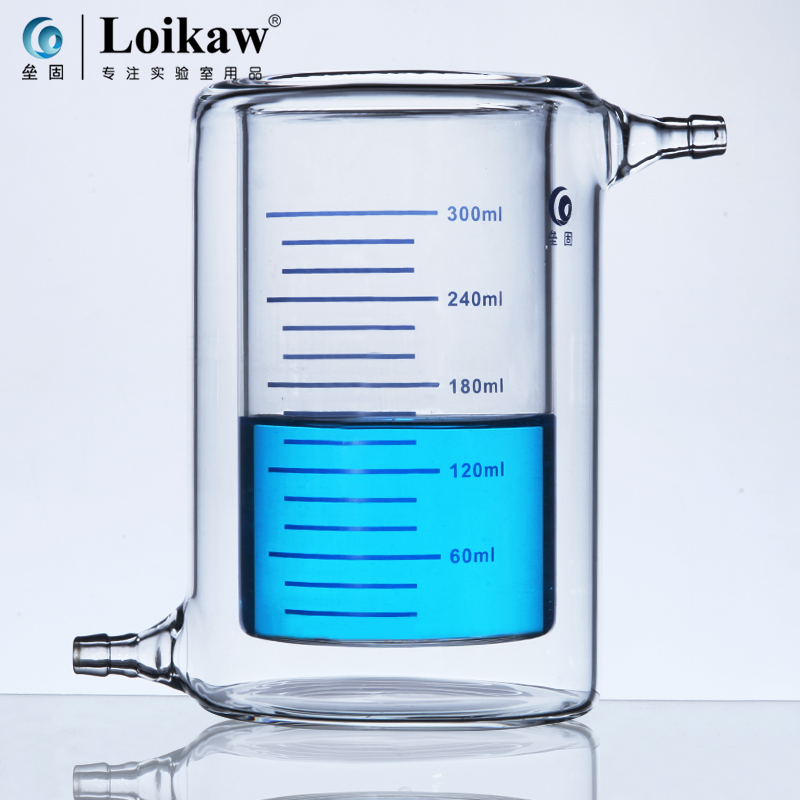 玻璃 夹套烧杯 光催化反应器双层烧杯50/100/200/250/500/1000/ml
