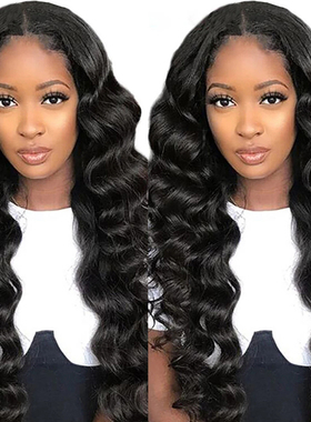 9A human ihair extensons loose wave bundles weave hairs