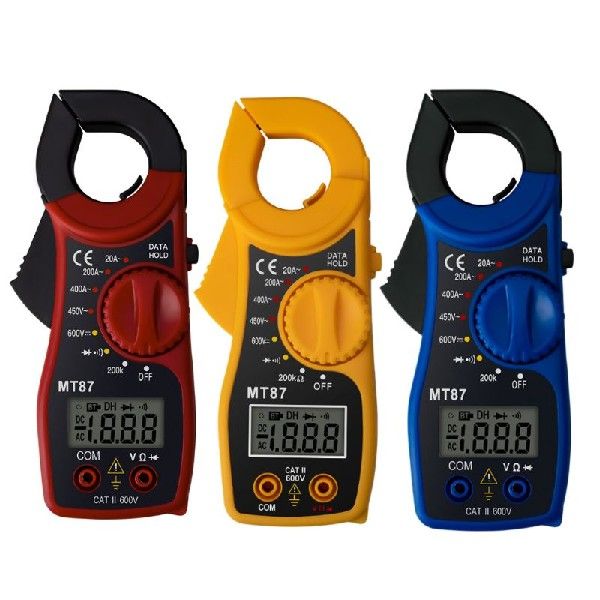 MT87 LCD Digital Clamp Meter Multimeter AC/DC Ammeter