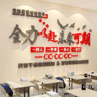 极速班级布置教室装饰文化墙贴纸初中考高三开小学黑板报励志标语