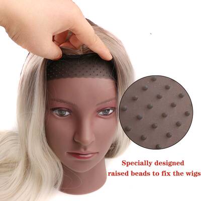 极速p Band Adjustable Women Hair Band for Fix Wigs Silicone
