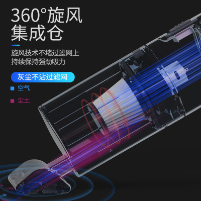 车载吸尘器无线大功率强吸力两用家用车用吸尘机手持式电动吸毛器