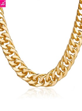 Hip-hop punk thick chain Necklace metal personality choker