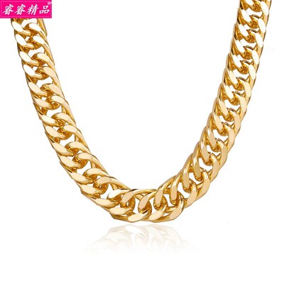 Hip-hop punk thick chain Necklace metal personality choker