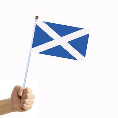 极速20 Pcs Scotland Waving Flag Cake Ornament Scottish Flag