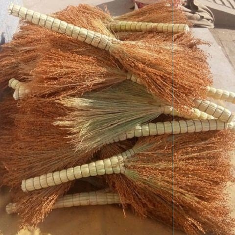 Sweeping house wibth sorghum cleaning cleaning learning W s