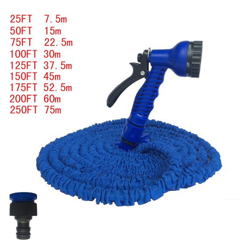 25-200FT Flexible Car Water Gun Magic Garden Hose Washer