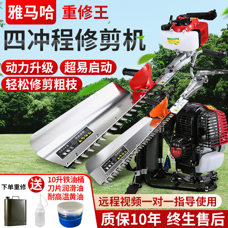 绿篱机四冲程大功率背负式茶树茶叶修剪机采茶机绿化修枝机割草机