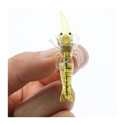 10PCS Isca Artificial Soft Shrimp Lure Worm For Fishing Bait