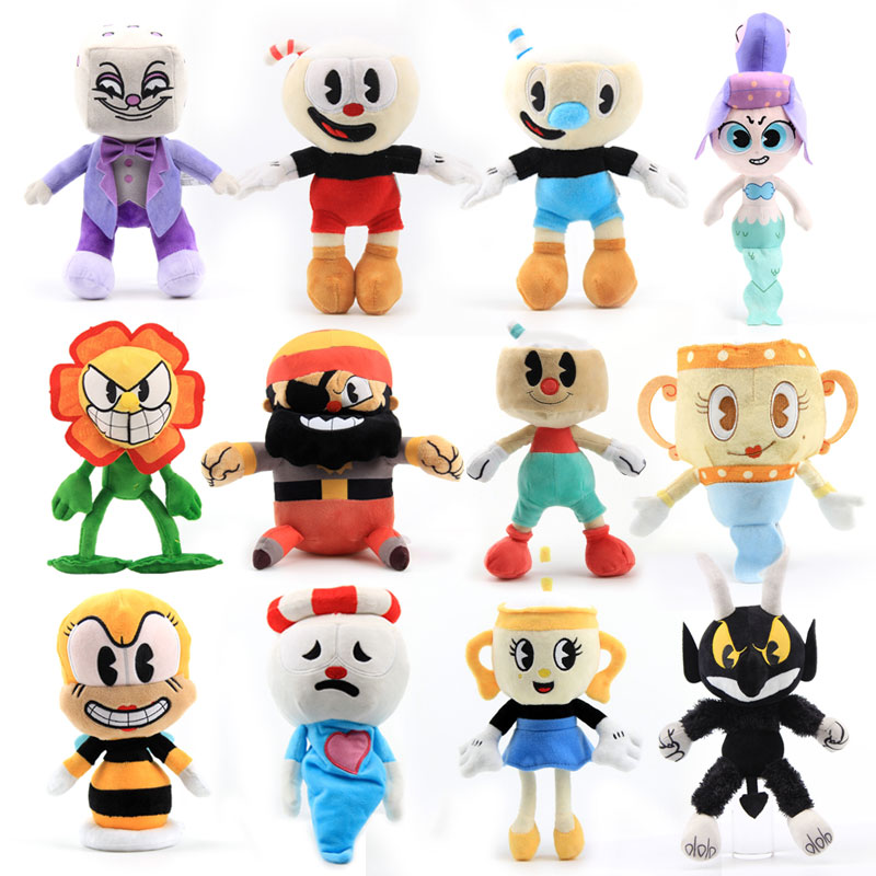 Juguetes de peluche de 13 estilos Cuphead para ni?os,