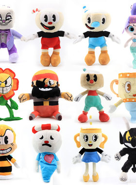 Juguetes de peluche de 13 estilos Cuphead para ni?os,