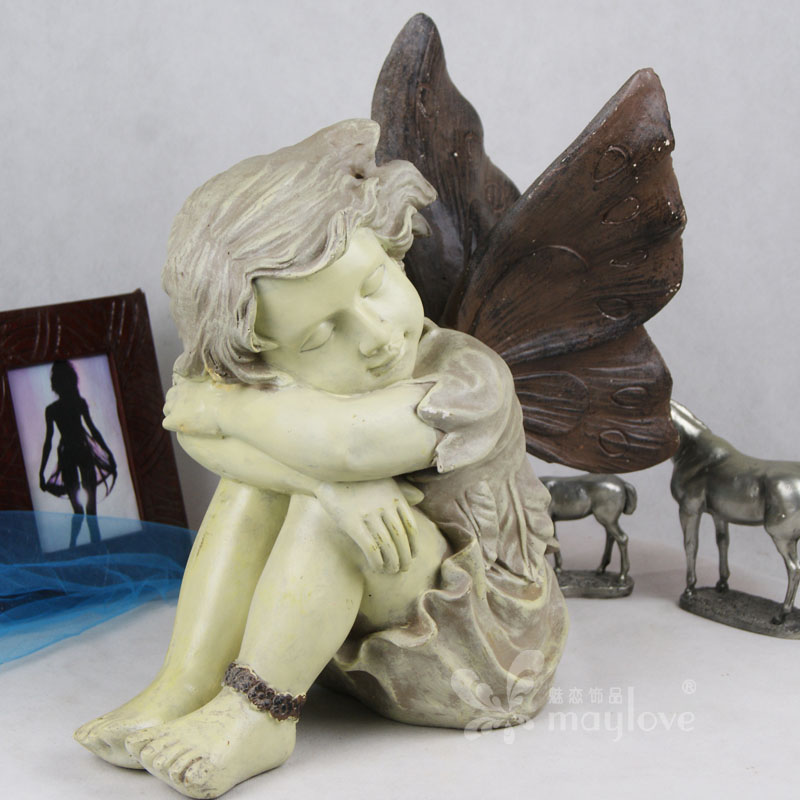 Sleepisng Angel Home Decoration Place Zoo Landscape View Ec