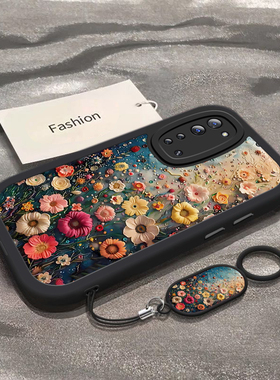 适用OPPOReno3手机壳Reno3Pro5G保护套OPPO新款35G外壳Por软硅胶OPReno全包防摔0PP0Ren03Pr0女款油画花海