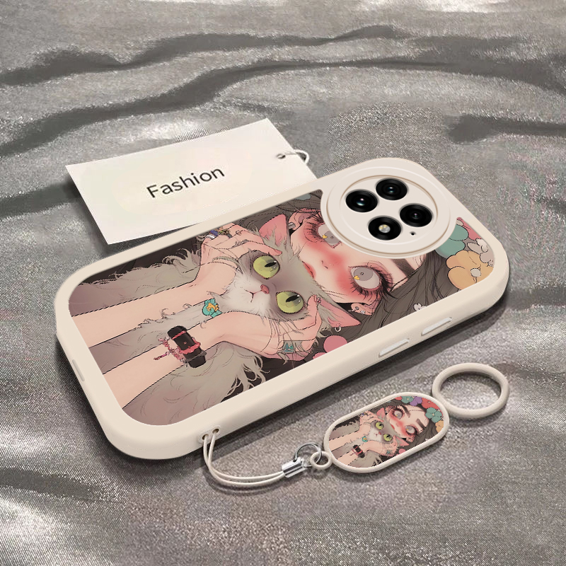 适用一加13/12手机壳ace5全包1加11+ace3v保护壳防摔oppo仙女猫女孩ACE2pro硅胶套oneplusaec竞速版9R软8t女