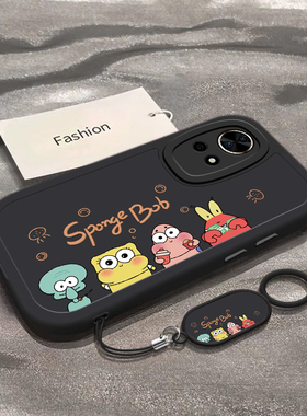 适用华为nova12/13pro手机壳11SE新款Nova10po海绵宝宝Hinove9硅胶novo8/7防摔n0va6女nava5ipr0外壳4e全包3