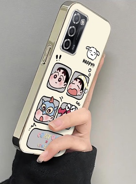 适用OPPOPEMM20手机壳PEMM00套PEMTOO新款全包OPPOPEMMOO防摔电镀四宫格小新男A55S女oppoA555G型号OPPOPEMT