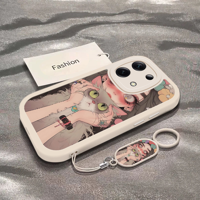 适用红米note13pro手机壳14新款Redmi12turbo仙女猫女孩noto11tpro+全包防摔11se硅胶小米note10/95G软7/8pro