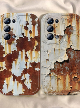 适用PENM00手机壳OPPOPENM00保护PENMOO套OPPOPENMOO新款硅胶OPPOReno6Pro+5G全包防摔OPPOReno男女复古铁锈