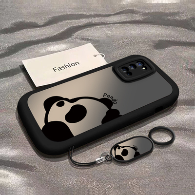 适用PDAM10手机壳OPPOPDAM10保护OPPO套A52OPPOA新款OPA/OPPA可爱熊猫磨砂PP0PPO全包防摔OA/POA男OPOA女PPOA
