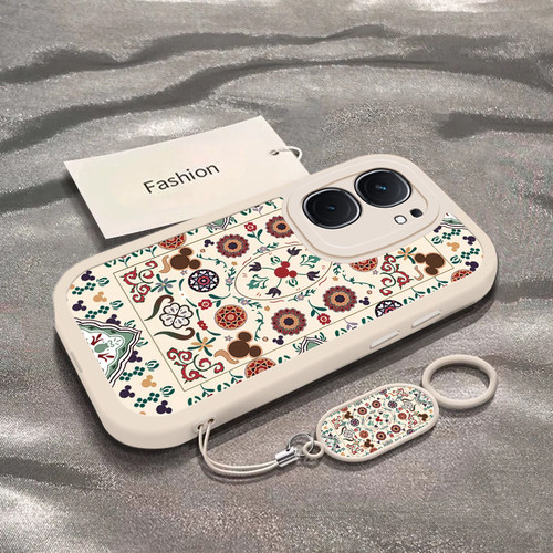 适用iqooneo9/8pro手机壳10新款vivoiqooneo5图腾米奇ipooneo6se全包防摔iq00neo7软硅胶icooneo3复古noe男女