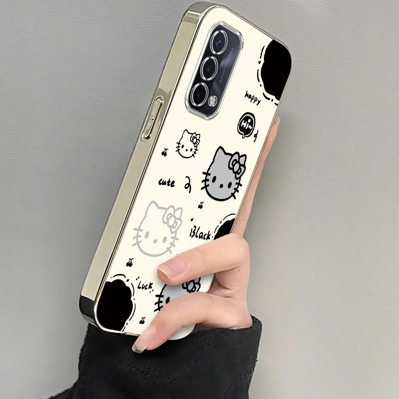 适用OPPOA93手机壳OPPO新款A93S5G套OPA/OPPA硅胶opp0pp0ppo全包opρoa/oρpoa防摔opopa/poopa女电镀凯蒂猫