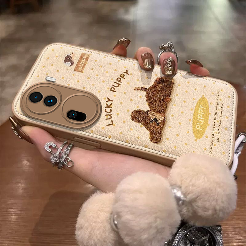 适用OPPOReno11手机壳适用OPPO新款Reno11Pro5G套OPPORone115G硅胶OPPOReon全包Reon/Rone防摔Rneo英文小狗