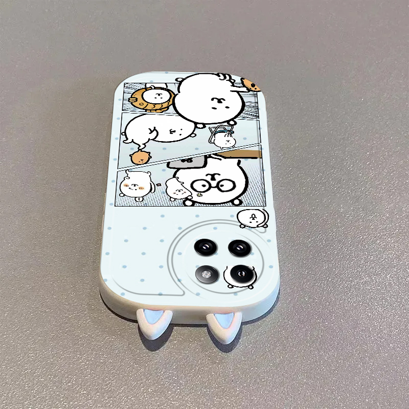 适用小米civi4pro手机壳新款CIVI3/2保护壳红米10Xpro5G全包防摔Redmi9A8硅胶mix4cviv1s外壳vici3可爱自嘲熊