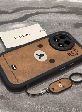 适用一加13/12手机壳ace5全包1加11+ace3v保护壳防摔oppo棕色轻松熊ACE2pro硅胶套oneplusaec竞速版9R软8t女