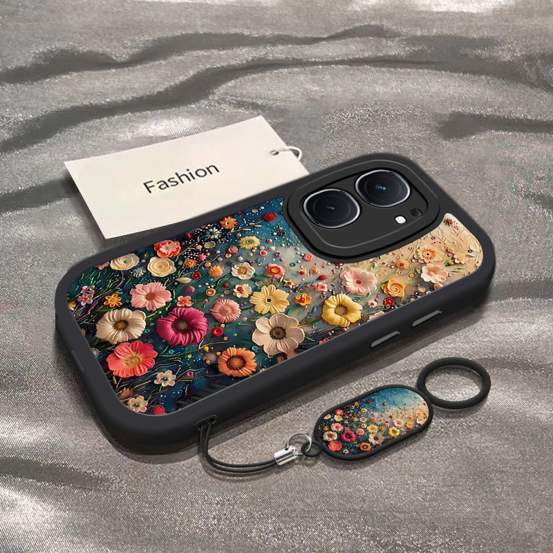 适用iQOONeo9sPro手机壳Neo9s Pro+保护套iQOO爱酷vivoiQOONeo加vivoNeo十新款软硅胶全包防摔SP女款油画花海