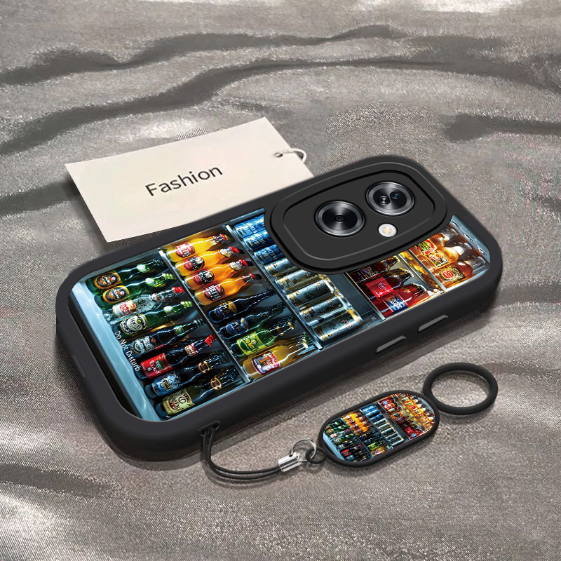 适用oppoa2/a3pro手机壳a58新款a93s饮料冰柜opopa96硅胶A575G外壳a11x创意a32全包防摔a72套a35女a91软a83