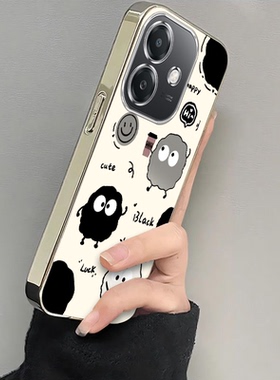 适用OPPOA3i手机壳OPPO A3Pro保护套PKL110新款OPA外壳OPPOA3卡通电镀猫爪煤球OPP0PP0PPOA全包防摔OPPOPKL女