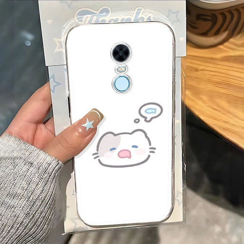 适用于红米5Plus手机壳MEE7保护MET7套Redmi小米5P新款Puls卡通可爱Pius全包redm防摔red透明软壳简约钢化膜