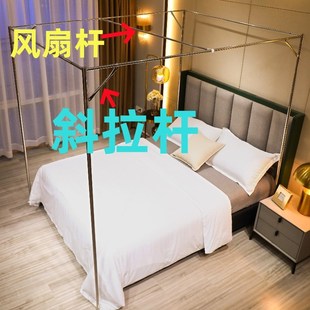 落地蚊帐20e23新款 怅 家用卧室2022年文纹账1米5大床8三开门免安装